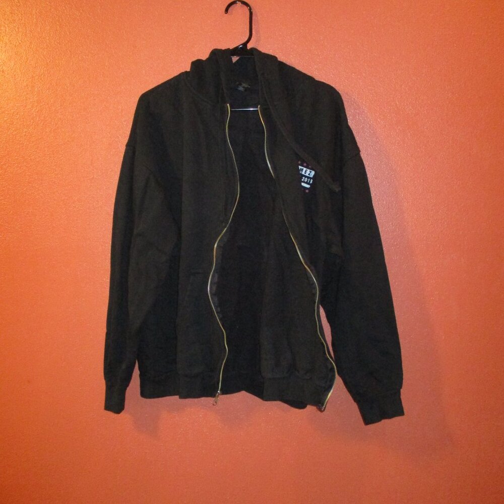 Salena Gomez Tultex Woman X Large Full Zip Pockets Graphic Concert Hooded Jacket - Picture 6 of 10